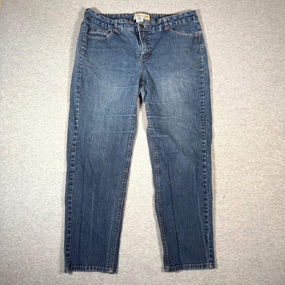 Just My Size JMS Stretch Classic Denim Jeans Blue Straight Leg Plus Size 22W Avg